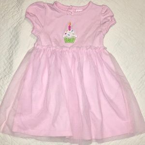 Little girls sz 18 months carters cupcake dress